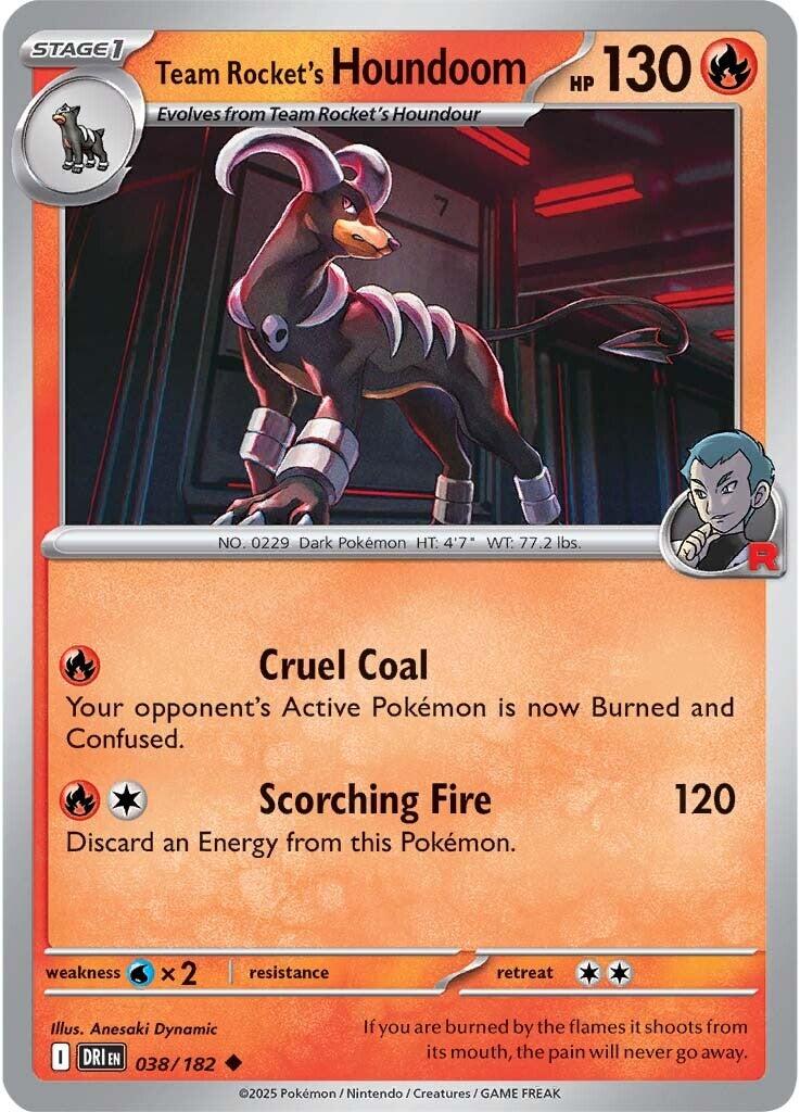 Team Rocket's Houndoom (038/182) [Scarlet & Violet: Destined Rivals] | Local Legends