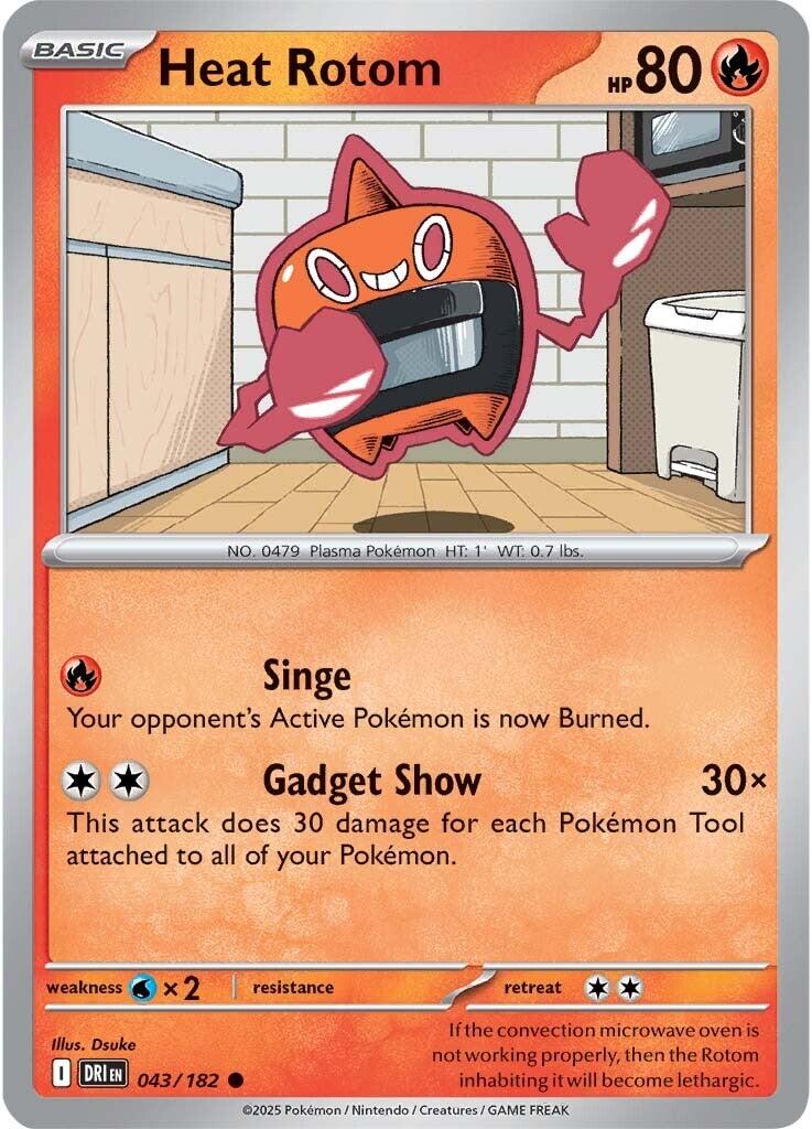Heat Rotom (043/182) [Scarlet & Violet: Destined Rivals] | Local Legends