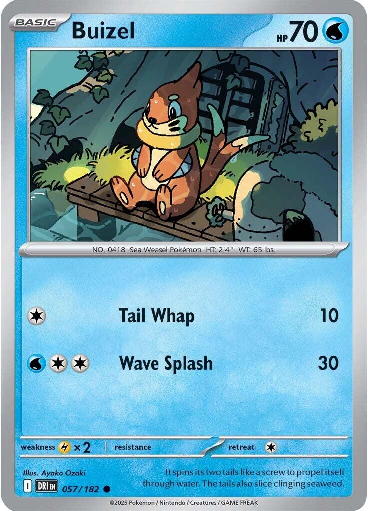 Buizel (057/182) [Scarlet & Violet: Destined Rivals] | Local Legends