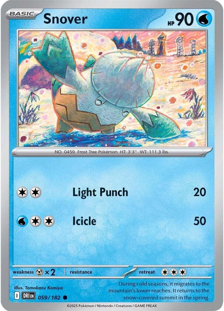 Snover (059/182) [Scarlet & Violet: Destined Rivals] | Local Legends