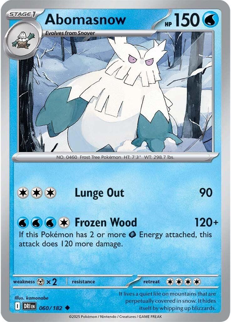 Abomasnow (060/182) [Scarlet & Violet: Destined Rivals] | Local Legends