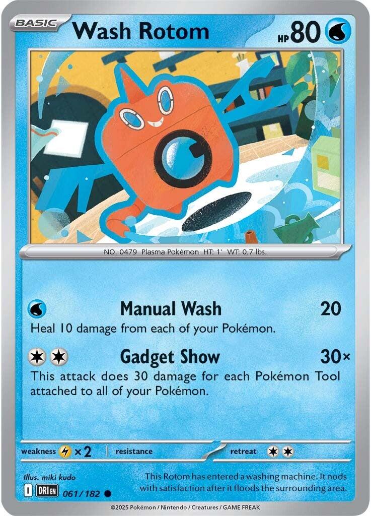 Wash Rotom (061/182) [Scarlet & Violet: Destined Rivals] | Local Legends