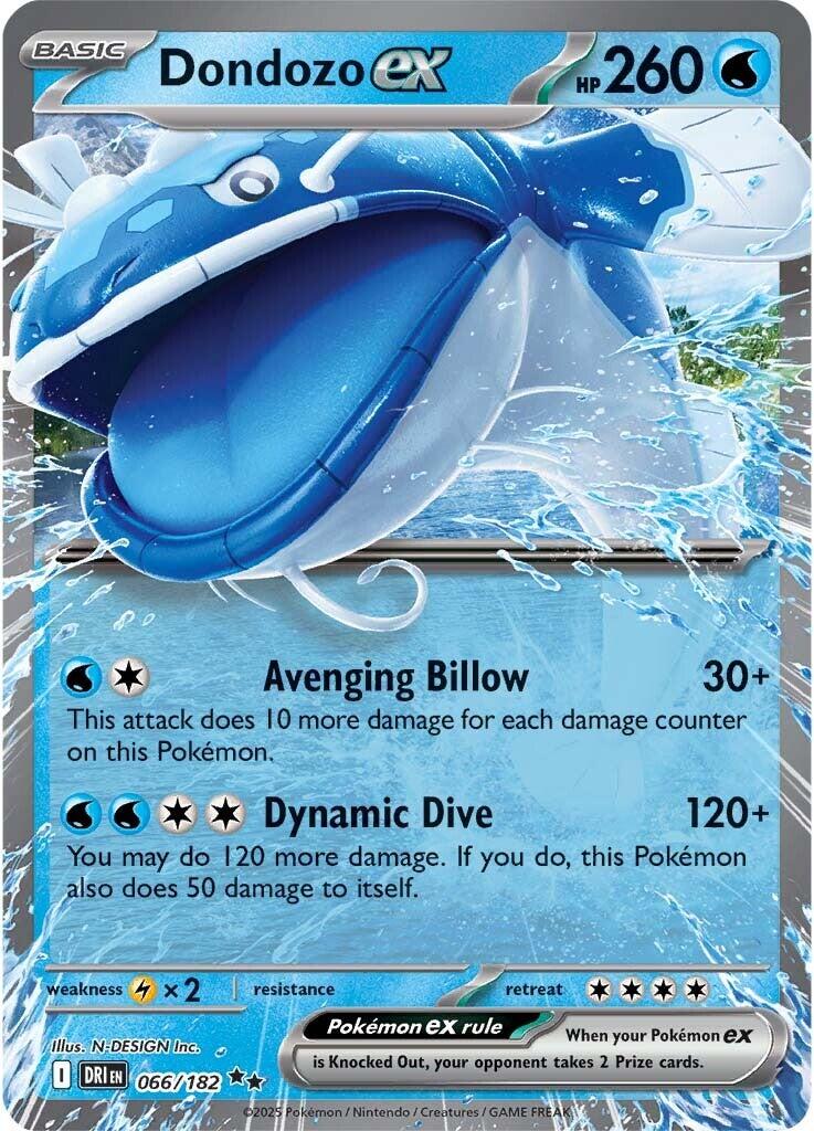 Dondozo ex (066/182) [Scarlet & Violet: Destined Rivals] | Local Legends