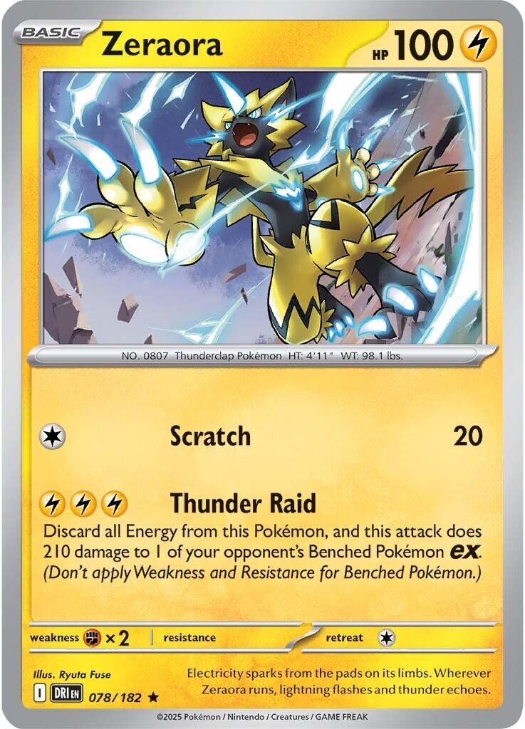 Zeraora (078/182) [Scarlet & Violet: Destined Rivals] | Local Legends