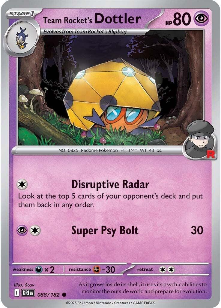 Team Rocket's Dottler (088/182) [Scarlet & Violet: Destined Rivals] | Local Legends