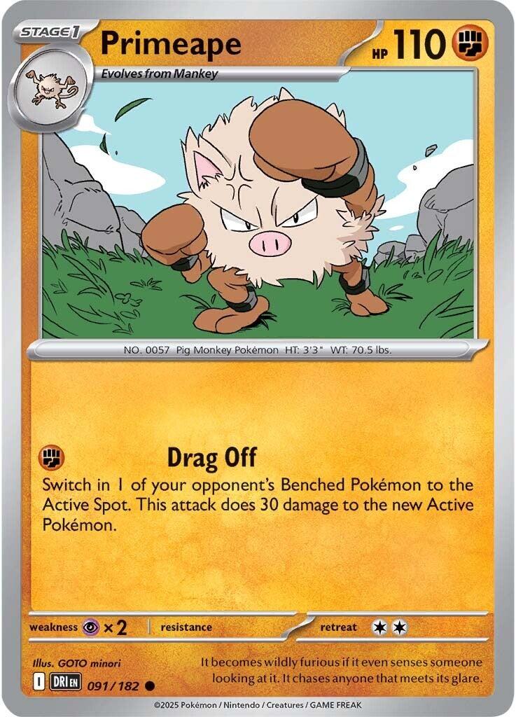 Primeape (091/182) [Scarlet & Violet: Destined Rivals] | Local Legends