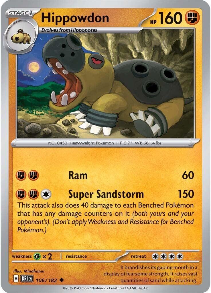 Hippowdon (106/182) [Scarlet & Violet: Destined Rivals] | Local Legends