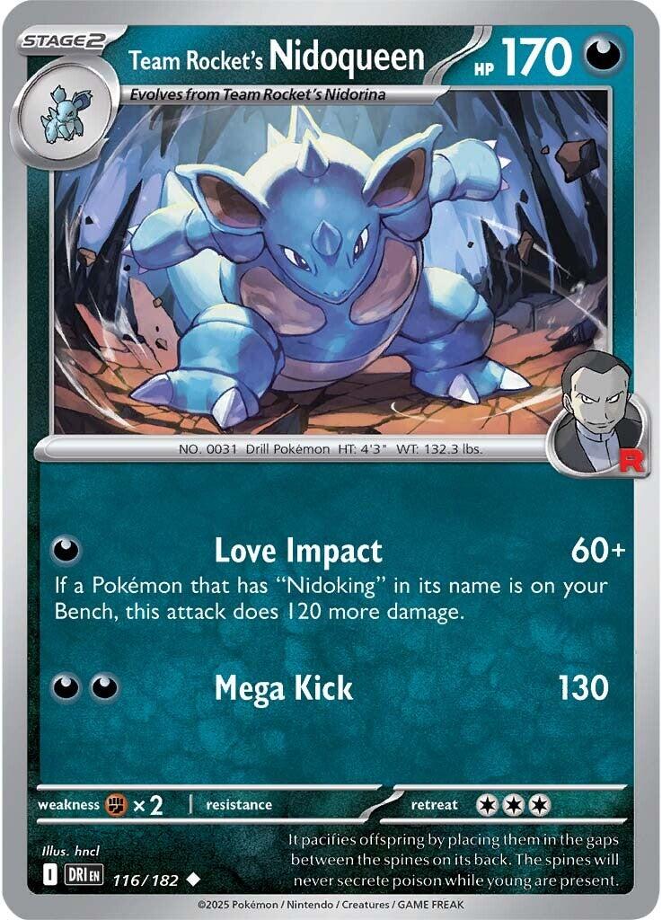 Team Rocket's Nidoqueen (116/182) [Scarlet & Violet: Destined Rivals] | Local Legends