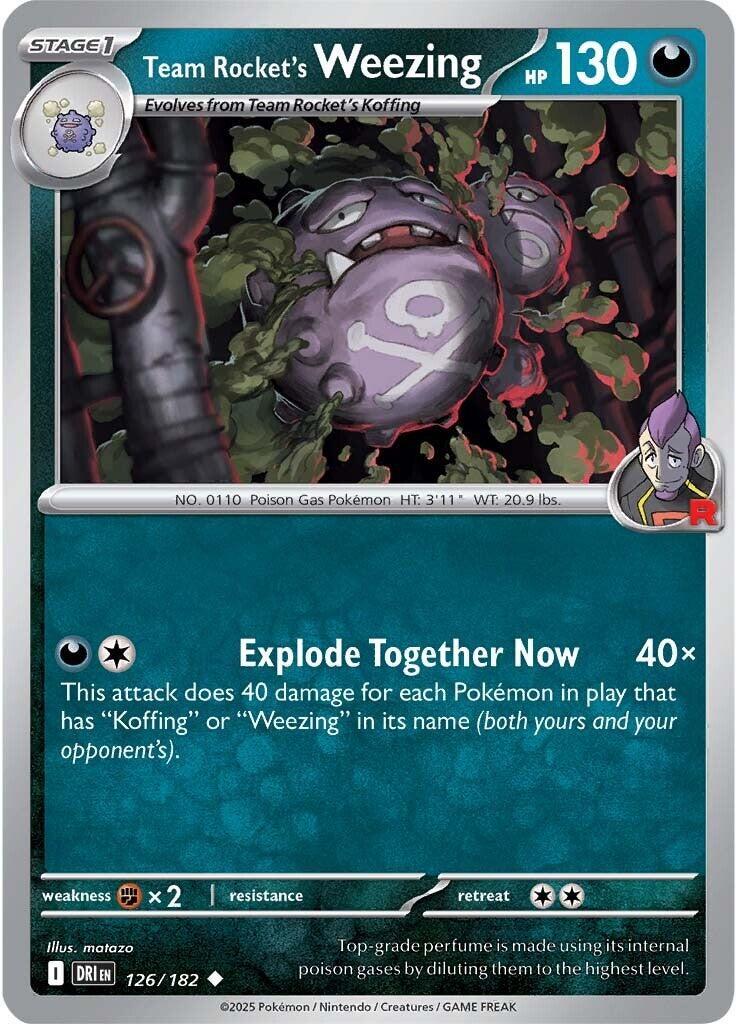 Team Rocket's Weezing (126/182) [Scarlet & Violet: Destined Rivals] | Local Legends