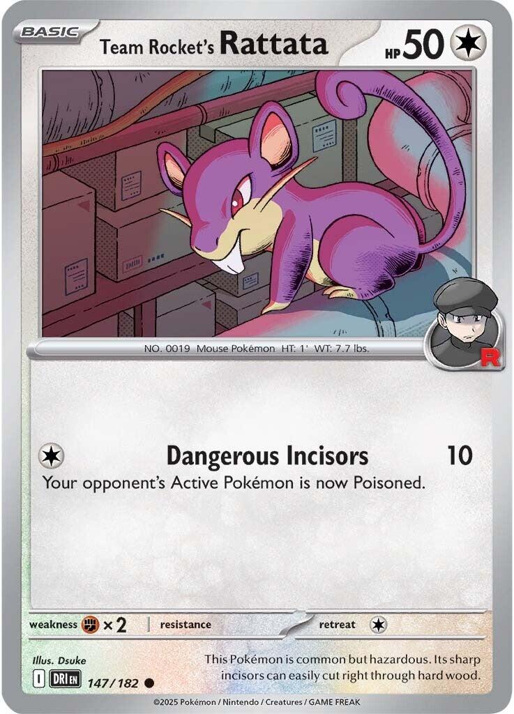Team Rocket's Rattata (147/182) [Scarlet & Violet: Destined Rivals] | Local Legends