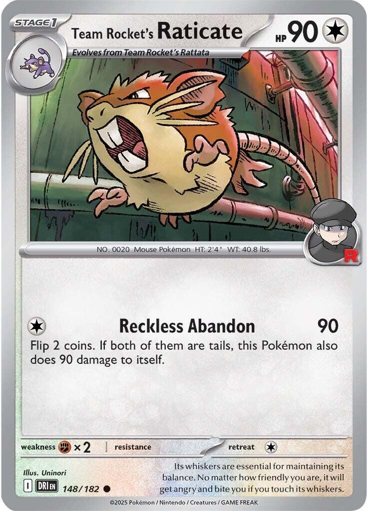 Team Rocket's Raticate (148/182) [Scarlet & Violet: Destined Rivals] | Local Legends