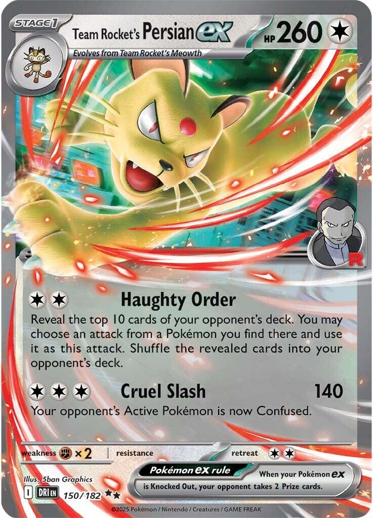 Team Rocket's Persian ex (150/182) [Scarlet & Violet: Destined Rivals] | Local Legends