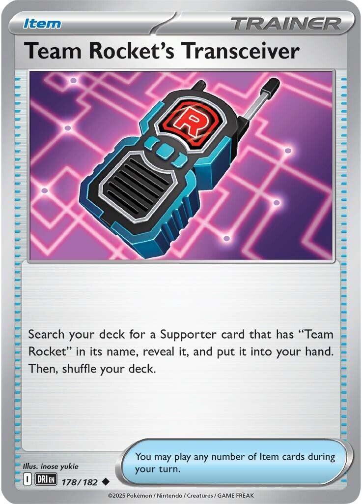 Team Rocket's Transceiver (178/182) [Scarlet & Violet: Destined Rivals] | Local Legends
