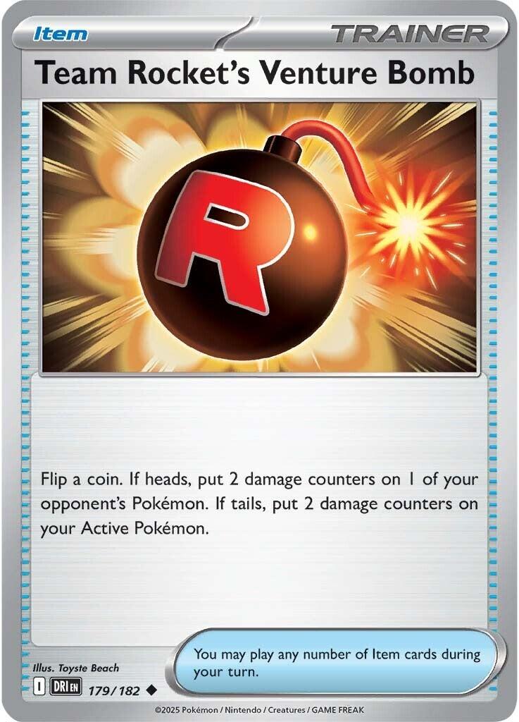 Team Rocket's Venture Bomb (179/182) [Scarlet & Violet: Destined Rivals] | Local Legends