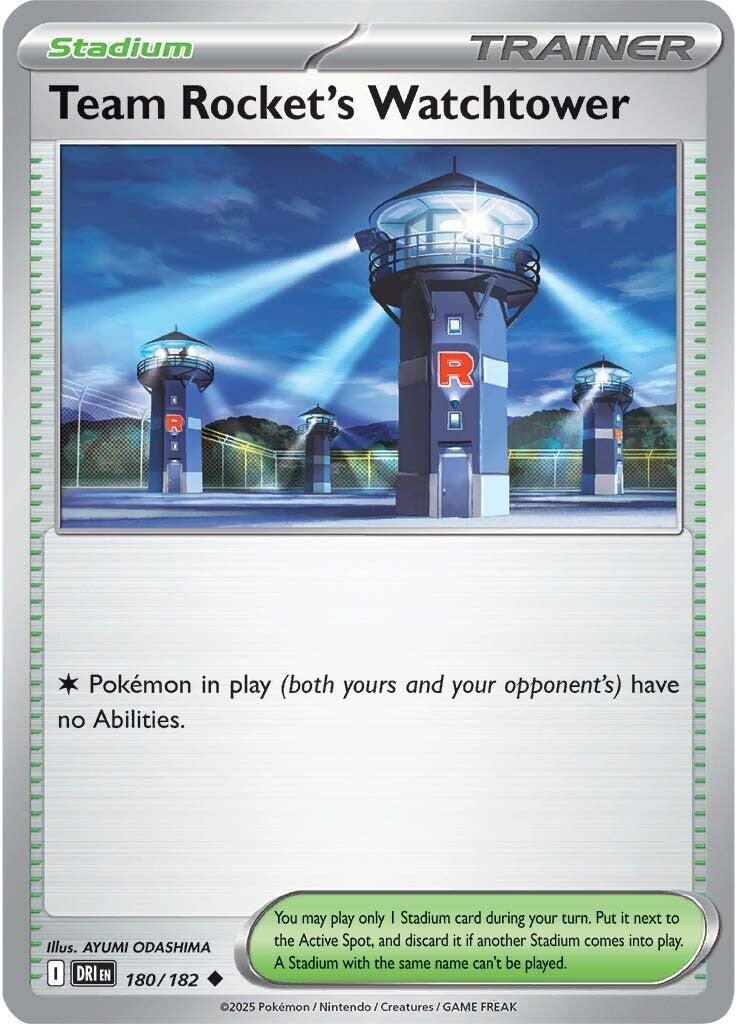 Team Rocket's Watchtower (180/182) [Scarlet & Violet: Destined Rivals] | Local Legends