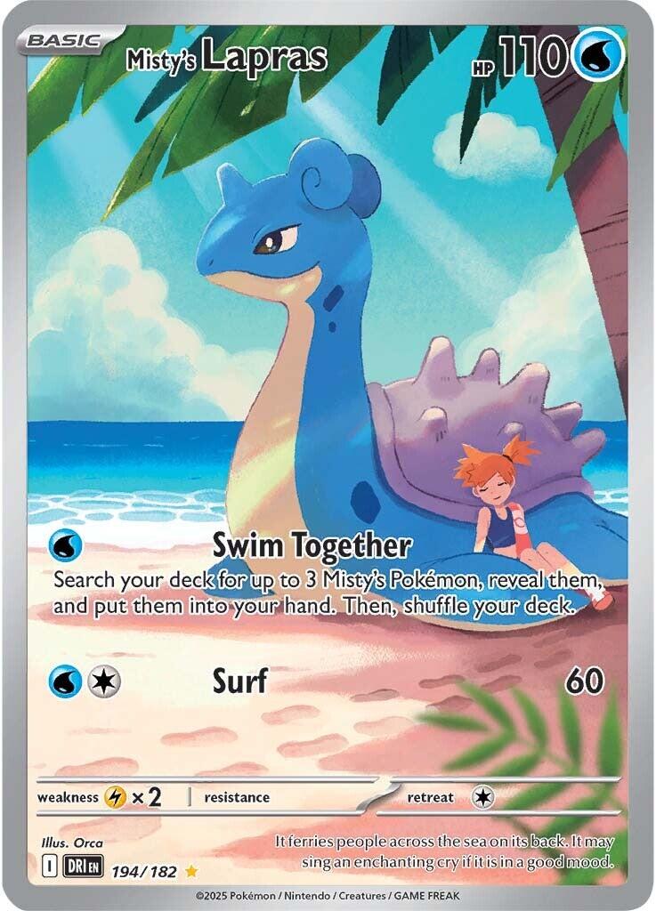 Misty's Lapras (194/182) [Scarlet & Violet: Destined Rivals] | Local Legends