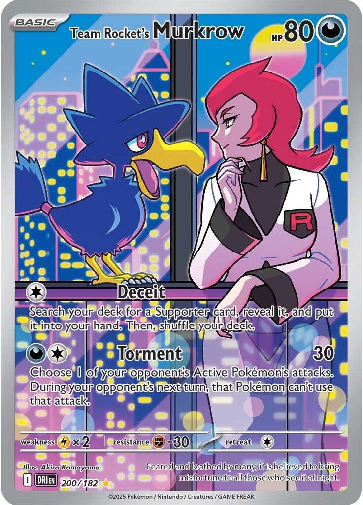 Team Rocket's Murkrow (200/182) [Scarlet & Violet: Destined Rivals] | Local Legends