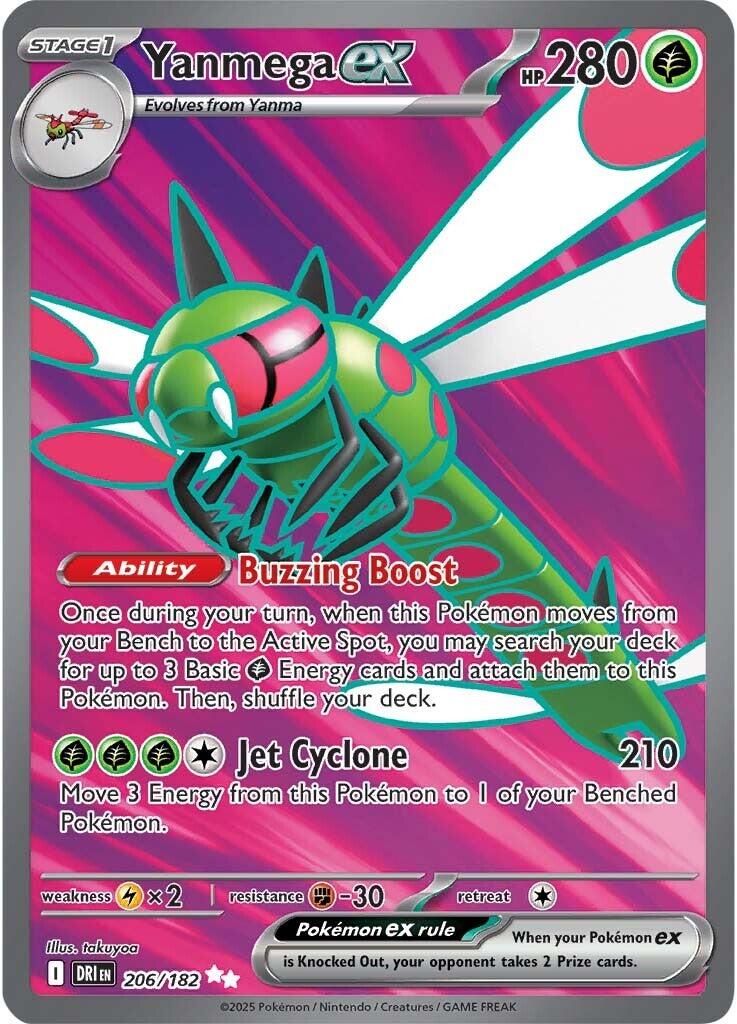 Yanmega ex (206/182) [Scarlet & Violet: Destined Rivals] | Local Legends