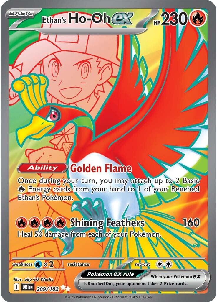 Ethan's Ho-Oh ex (209/182) [Scarlet & Violet: Destined Rivals] | Local Legends