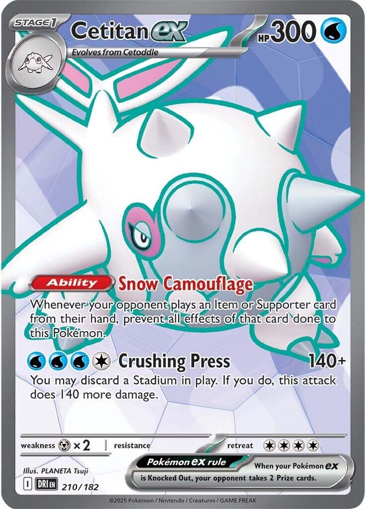 Cetitan ex (210/182) [Scarlet & Violet: Destined Rivals] | Local Legends