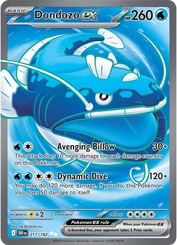 Dondozo ex (211/182) [Scarlet & Violet: Destined Rivals] | Local Legends