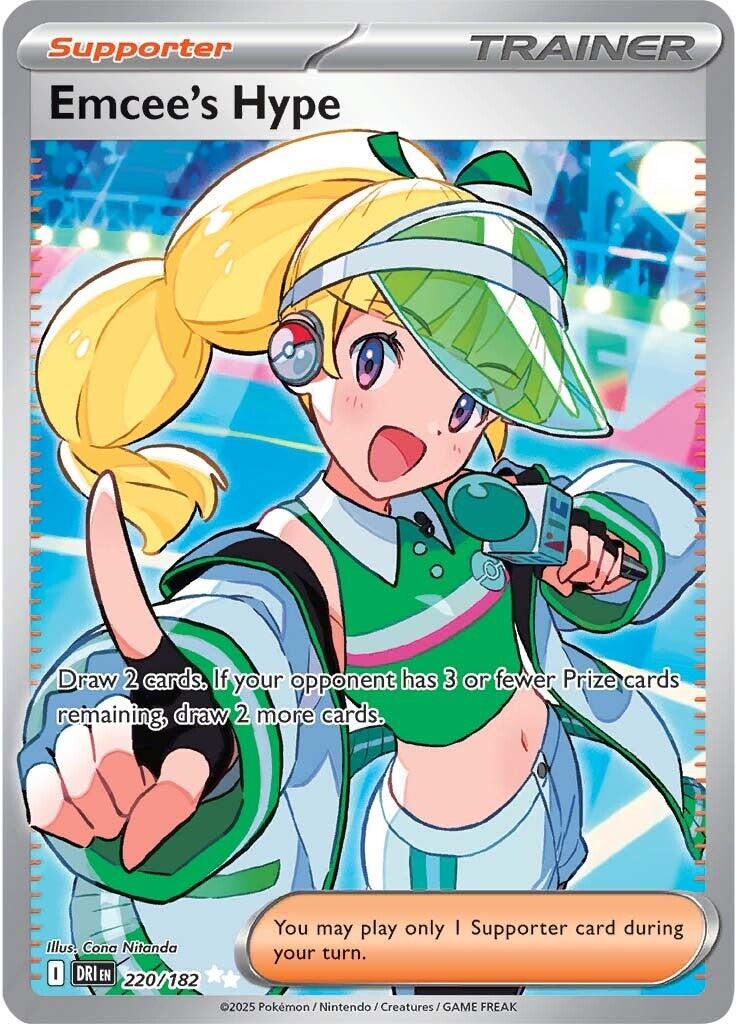 Emcee's Hype (220/182) [Scarlet & Violet: Destined Rivals] | Local Legends