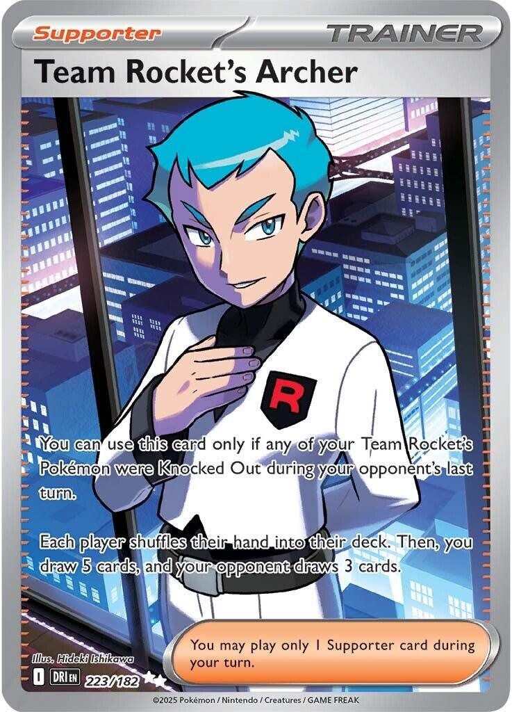 Team Rocket's Archer (223/182) [Scarlet & Violet: Destined Rivals] | Local Legends