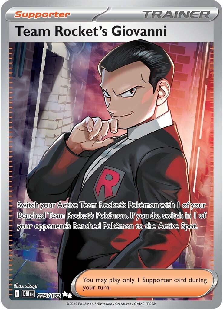 Team Rocket's Giovanni (225/182) [Scarlet & Violet: Destined Rivals] | Local Legends