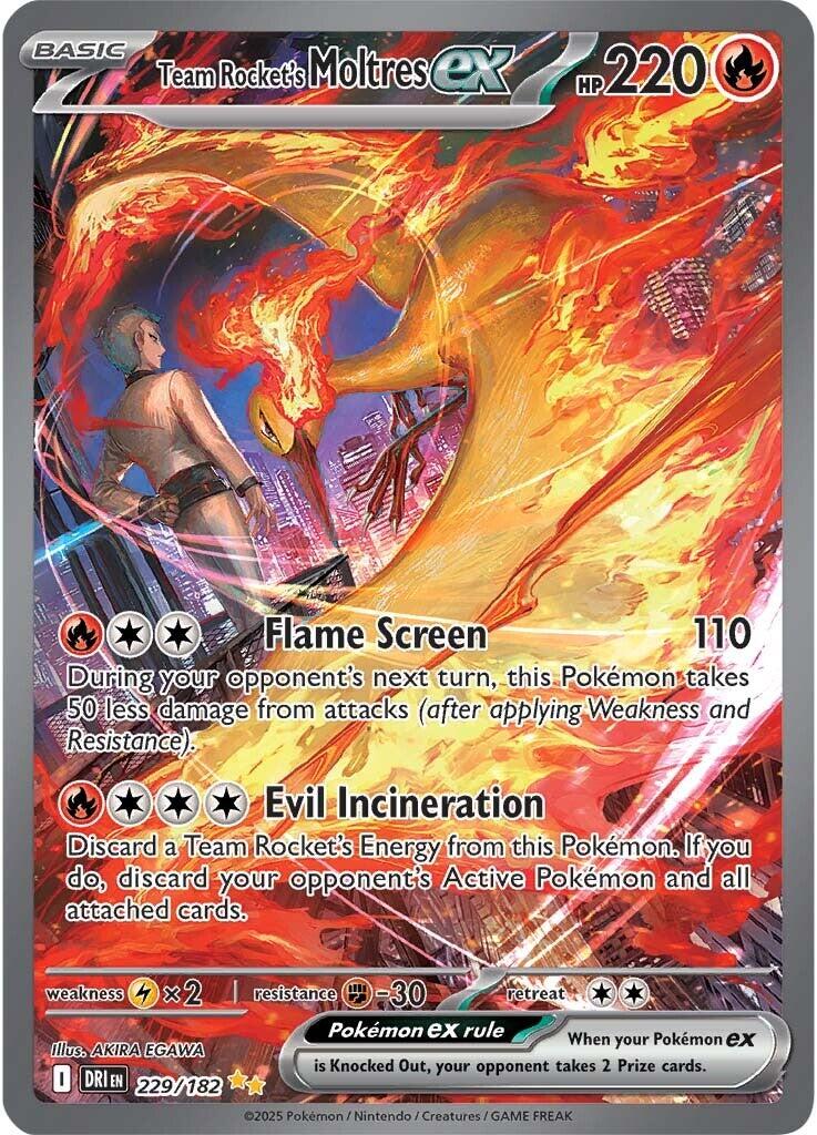 Team Rocket's Moltres ex (229/182) [Scarlet & Violet: Destined Rivals] | Local Legends