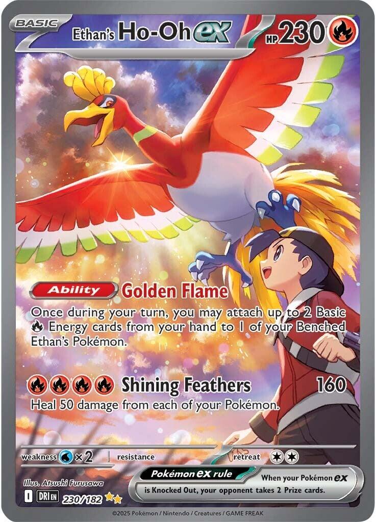 Ethan's Ho-Oh ex (230/182) [Scarlet & Violet: Destined Rivals] | Local Legends