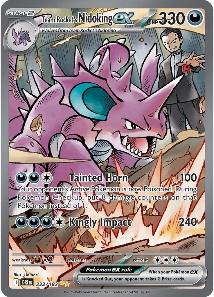 Team Rocket's Nidoking ex (233/182) [Scarlet & Violet: Destined Rivals] | Local Legends