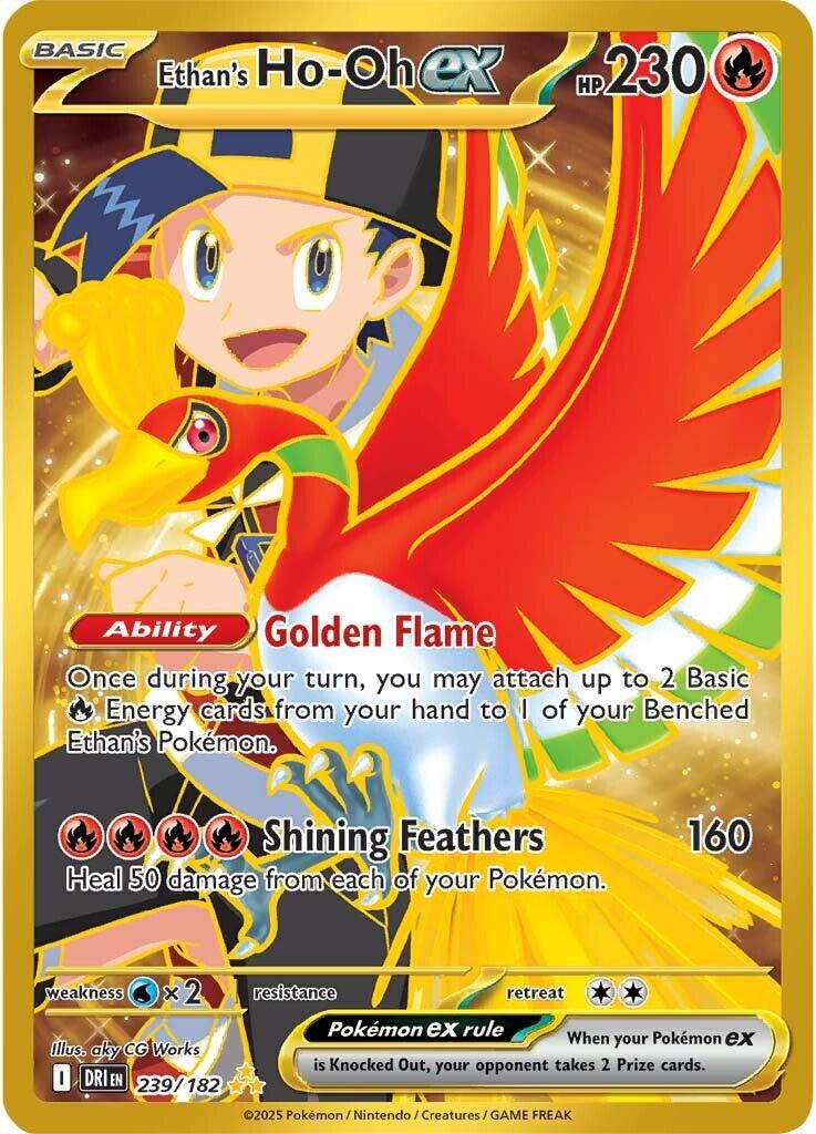 Ethan's Ho-Oh ex (239/182) [Scarlet & Violet: Destined Rivals] | Local Legends