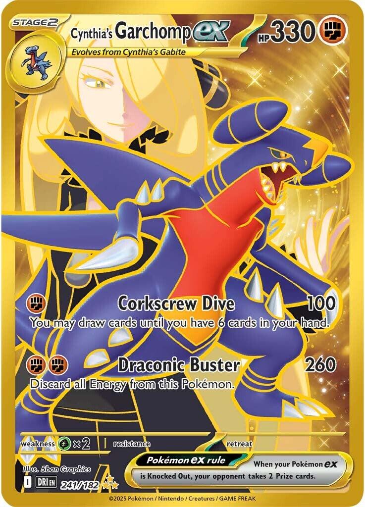 Cynthia's Garchomp ex (241/182) [Scarlet & Violet: Destined Rivals] | Local Legends
