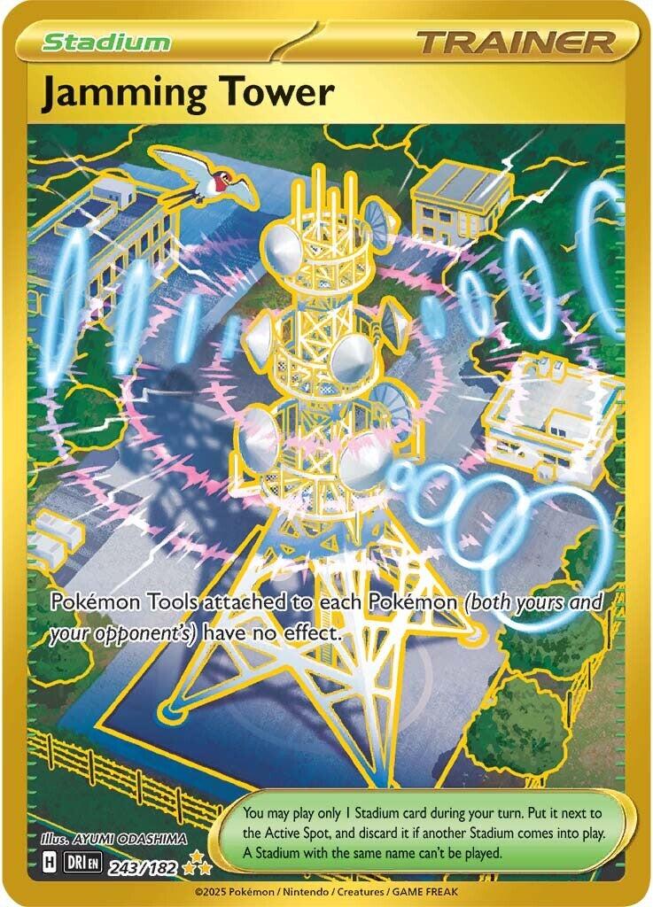 Jamming Tower (243/182) [Scarlet & Violet: Destined Rivals] | Local Legends
