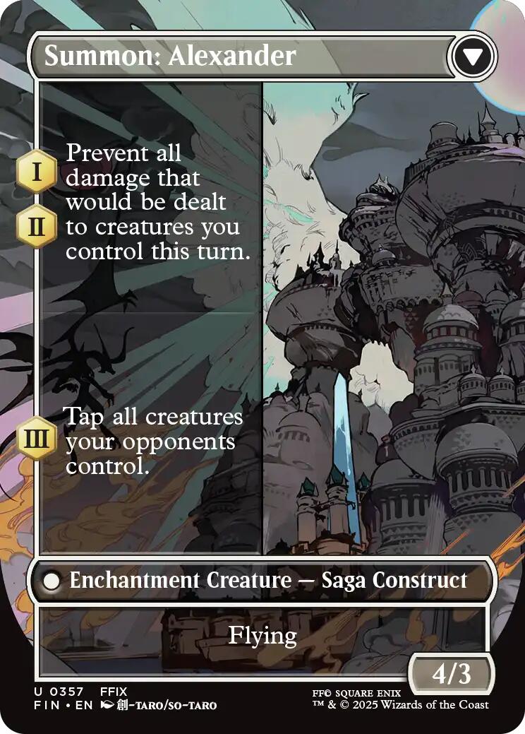 Crystal Fragments // Summon: Alexander (Borderless) [FINAL FANTASY] | Local Legends