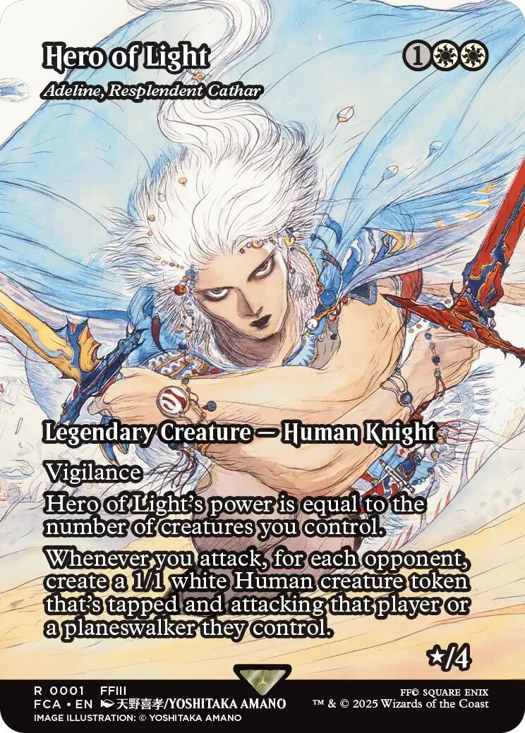 Hero of Light - Adeline, Resplendent Cathar (Showcase) [FINAL FANTASY : Through the Ages] | Local Legends