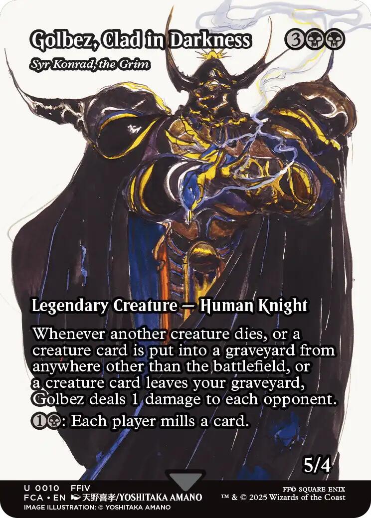 Golbez, Clad in Darkness - Syr Konrad, the Grim (Showcase) [FINAL FANTASY : Through the Ages] | Local Legends