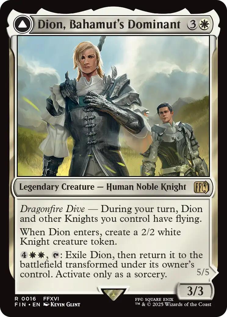 Dion, Bahamut's Dominant // Bahamut, Warden of Light [FINAL FANTASY] | Local Legends