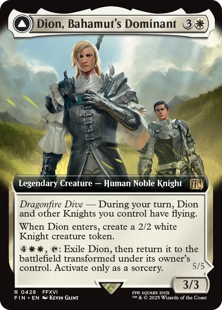 Dion, Bahamut's Dominant // Bahamut, Warden of Light (Extended Art) [FINAL FANTASY] | Local Legends
