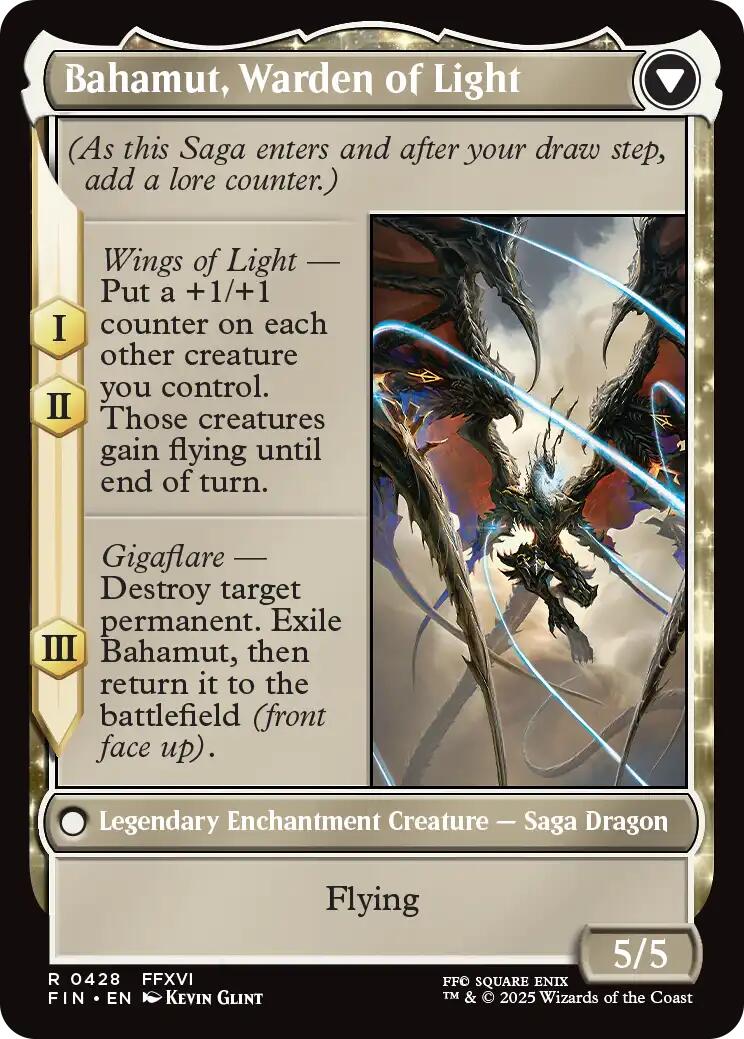 Dion, Bahamut's Dominant // Bahamut, Warden of Light (Extended Art) [FINAL FANTASY] | Local Legends