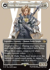 Dion, Bahamut's Dominant // Bahamut, Warden of Light (Borderless) [FINAL FANTASY] | Local Legends