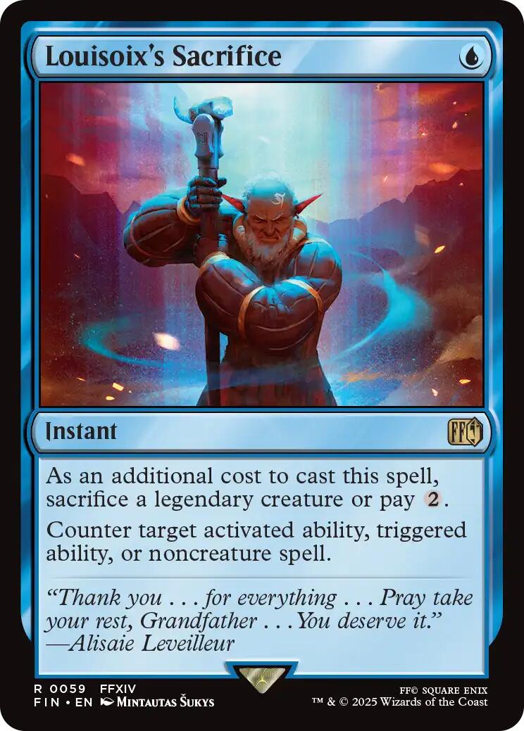 Louisoix's Sacrifice | Local Legends