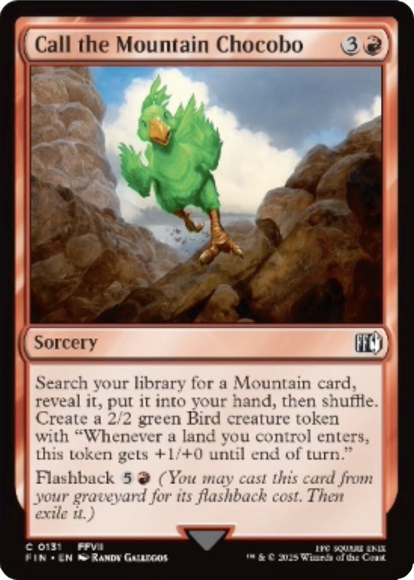 Call the Mountain Chocobo | Local Legends
