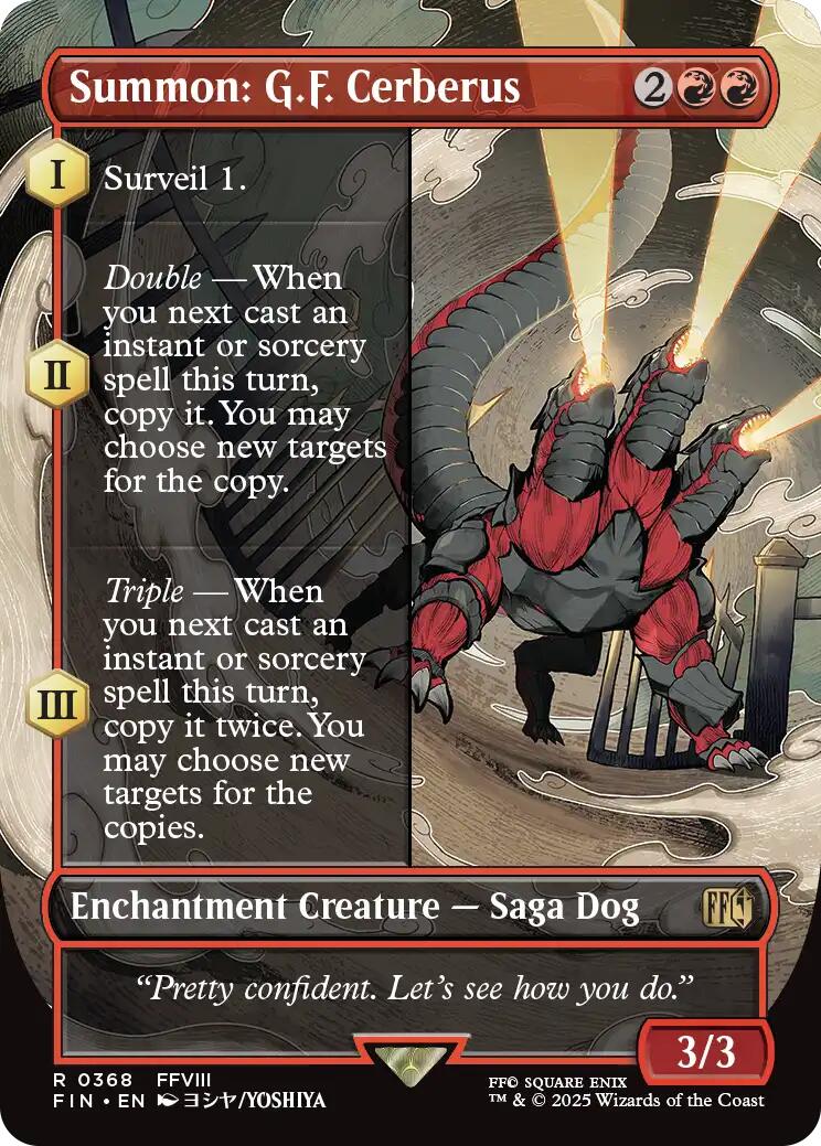 Summon: G.F. Cerberus (Borderless) | Local Legends