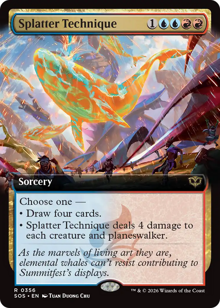 Splatter Technique (Extended Art) [Secrets of Strixhaven] | Local Legends