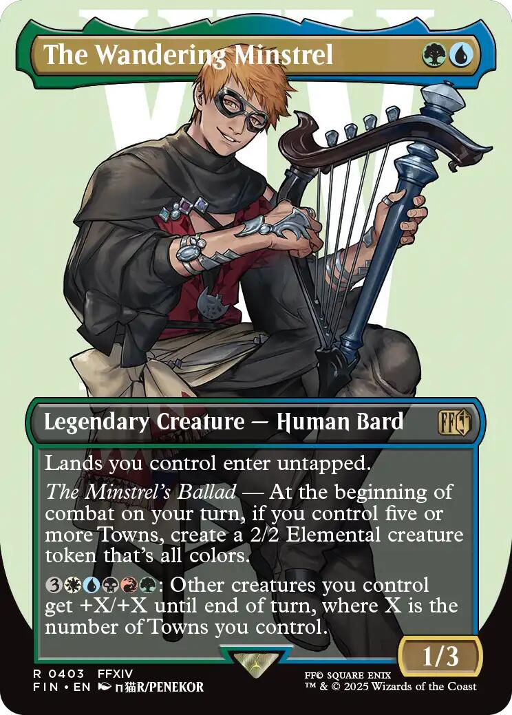 The Wandering Minstrel (Borderless) | Local Legends