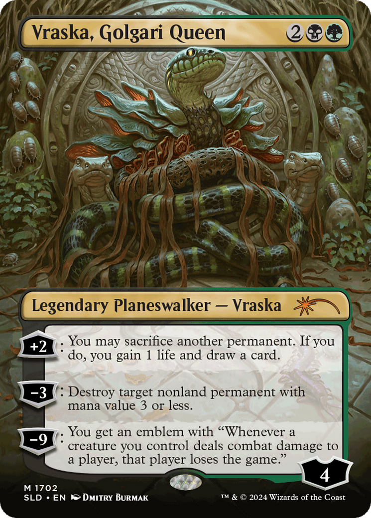 Vraska, Golgari Queen (1702) [Secret Lair Drop Series] | Golgari Games