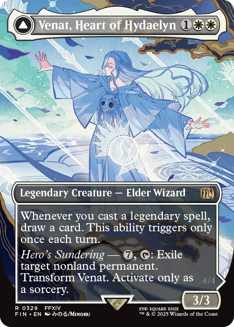 Venat, Heart of Hydaelyn // Hydaelyn, the Mothercrystal (Borderless) [FINAL FANTASY] | Local Legends
