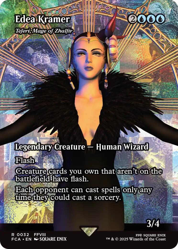Edea Kramer - Teferi, Mage of Zhalfir (Showcase) [FINAL FANTASY : Through the Ages] | Local Legends
