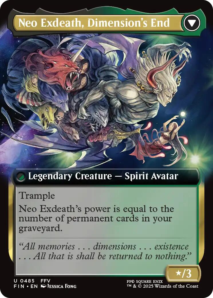 Exdeath, Void Warlock // Neo Exdeath, Dimension's End (Extended Art) [FINAL FANTASY] | Local Legends